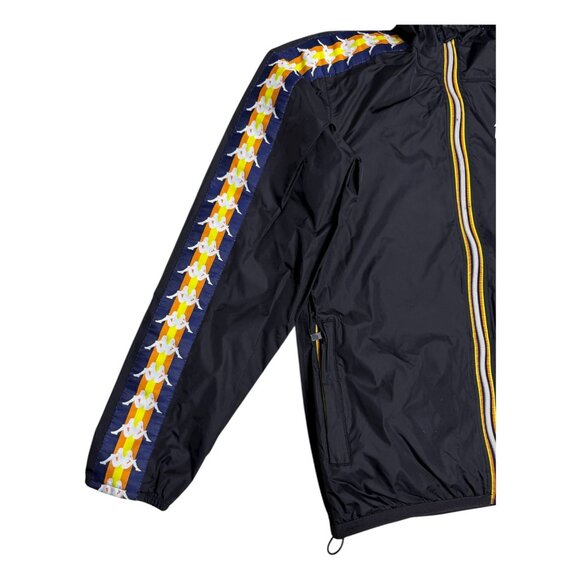K-WAY x KAPPA Le Vrai Claude Waterproof Designer Windbreaker Jacket Womens Small - Picture 5 of 5